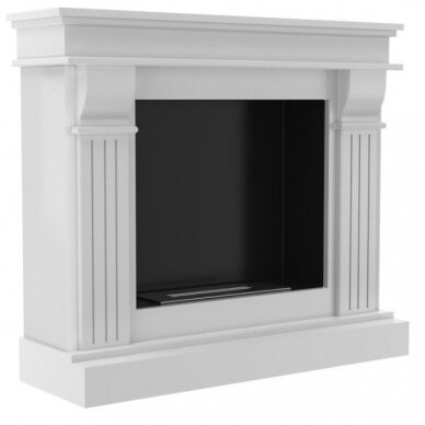 KRATKI AUGUST WHITE free standing bioethanol fireplace 4