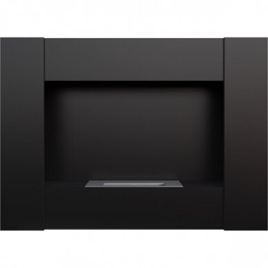 KRATKI BRAVO 2 BLACK bioethanol fireplace wall-mounted-insert 2