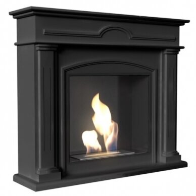 KRATKI DECEMBER BLACK free standing bioethanol fireplace