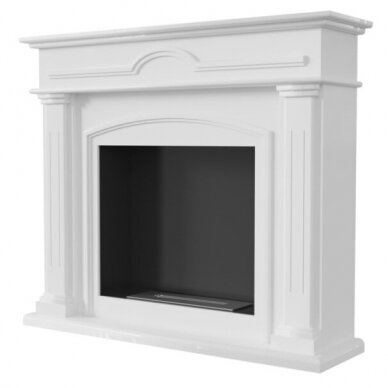 KRATKI DECEMBER WHITE free standing bioethanol fireplace 3