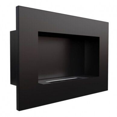 KRATKI DELTA BLACK bioethanol fireplace wall-mounted-insert 1