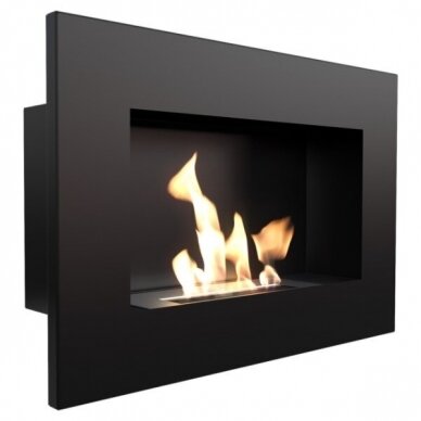 KRATKI DELTA BLACK bioethanol fireplace wall-mounted-insert