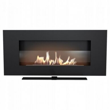 KRATKI DELTA FLAT GLASS bioethanol fireplace wall-mounted 2