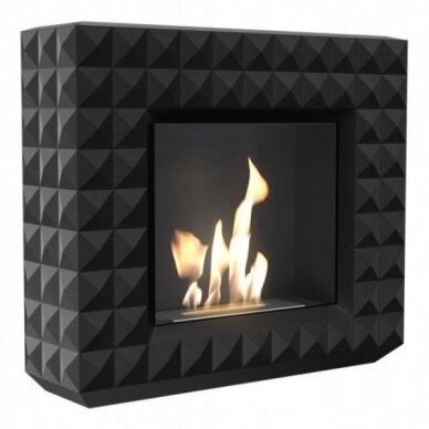 KRATKI EGZUL BLACK free standing bioethanol fireplace 1