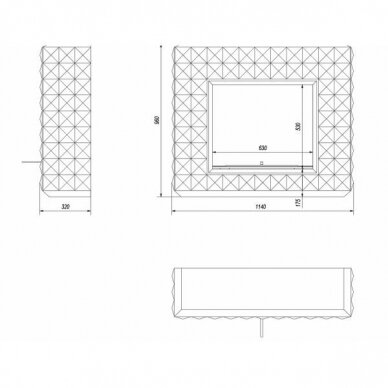 KRATKI EGZUL SWAROVSKI WHITE free standing bioethanol fireplace 3