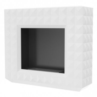 KRATKI EGZUL WHITE free standing bioethanol fireplace 3