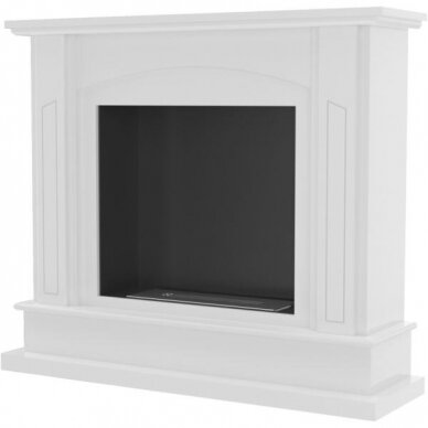 KRATKI FEBRUARY WHITE free standing bioethanol fireplace 2