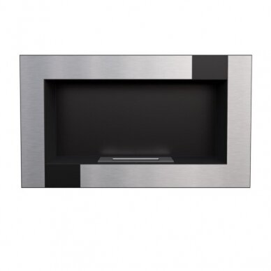 KRATKI GOLF BLACK QUBE bioethanol fireplace wall-mounted-insert 3