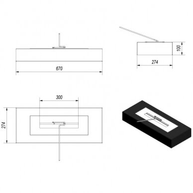 KRATKI INDIA MAX free standing biofireplace 2