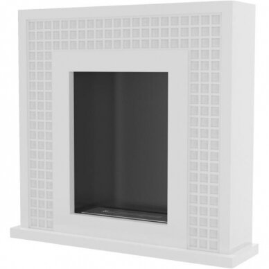 KRATKI JANUARY WHITE free standing bioethanol fireplace 1