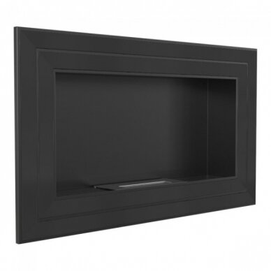 KRATKI JULIET 1100 BLACK bioethanol fireplace wall-mounted-insert 1