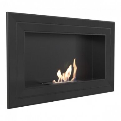 KRATKI JULIET 1100 BLACK bioethanol fireplace wall-mounted-insert