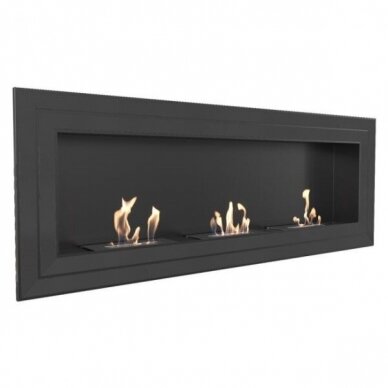 KRATKI JULIET 1800 BLACK bioethanol fireplace wall-mounted-insert