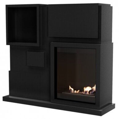 KRATKI JULY BLACK free standing bioethanol fireplace 1