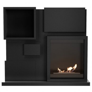 KRATKI JULY BLACK free standing bioethanol fireplace 2