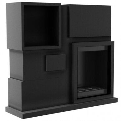 KRATKI JULY BLACK free standing bioethanol fireplace 3