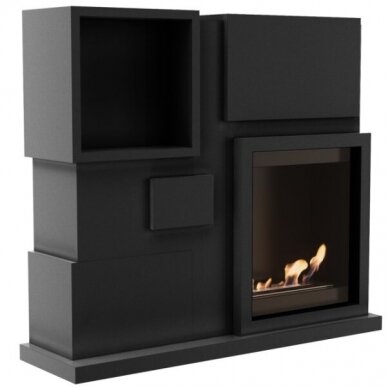 KRATKI JULY BLACK free standing bioethanol fireplace