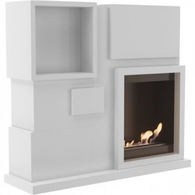 KRATKI JULY WHITE free standing bioethanol fireplace 1