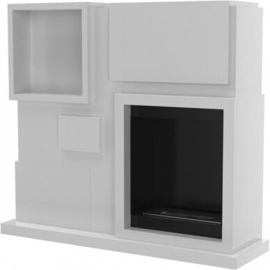 KRATKI JULY WHITE free standing bioethanol fireplace 2