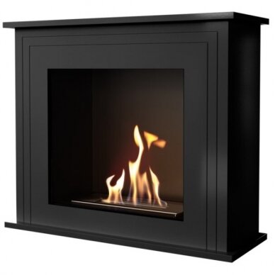 KRATKI JUNE BLACK free standing bioethanol fireplace 2