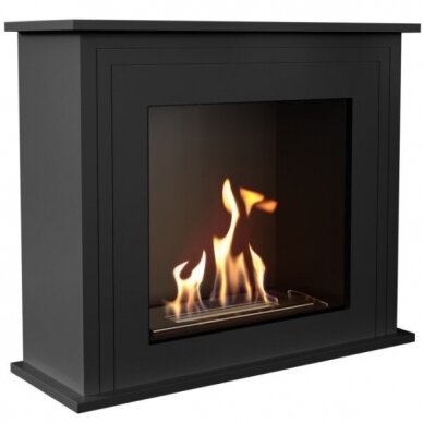 KRATKI JUNE BLACK free standing bioethanol fireplace