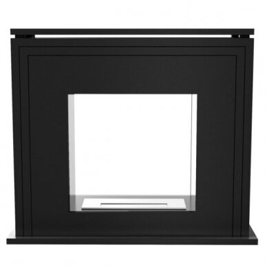 KRATKI JUNE TUNEL BLACK free standing bioethanol fireplace 2