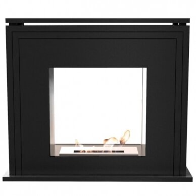 KRATKI JUNE TUNEL BLACK free standing bioethanol fireplace 4