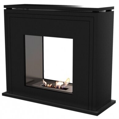 KRATKI JUNE TUNEL BLACK free standing bioethanol fireplace 5