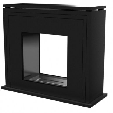 KRATKI JUNE TUNEL BLACK free standing bioethanol fireplace