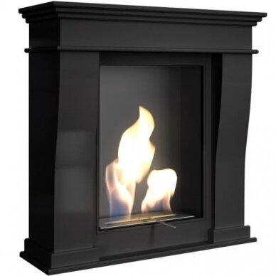 KRATKI JUPITER BLACK free standing bioethanol fireplace