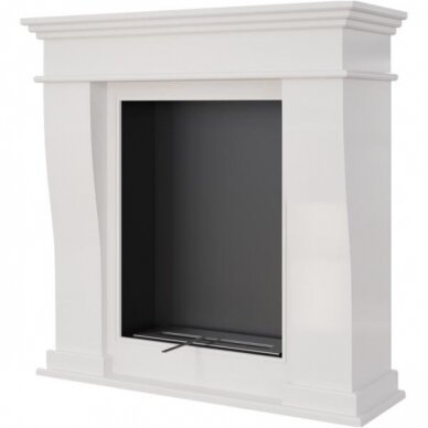 KRATKI JUPITER WHITE free standing bioethanol fireplace 1