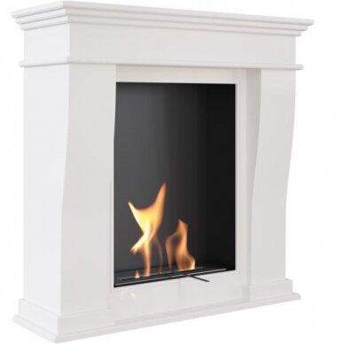 KRATKI JUPITER WHITE free standing bioethanol fireplace