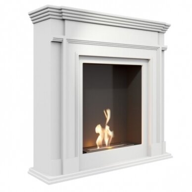 KRATKI LEGIONIS WHITE free standing bioethanol fireplace 1