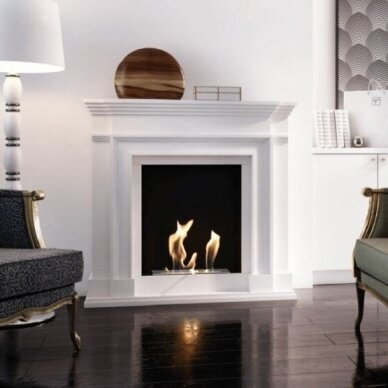 KRATKI LEGIONIS WHITE free standing bioethanol fireplace