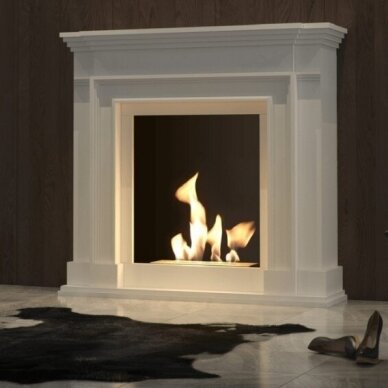 KRATKI LEGIONIS WHITE free standing bioethanol fireplace 2