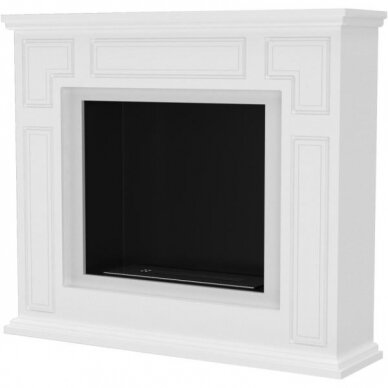 KRATKI MARCH WHITE free standing bioethanol fireplace 1