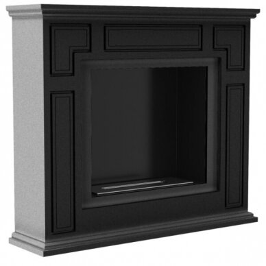 KRATKI MARCH BLACK free standing bioethanol fireplace 3