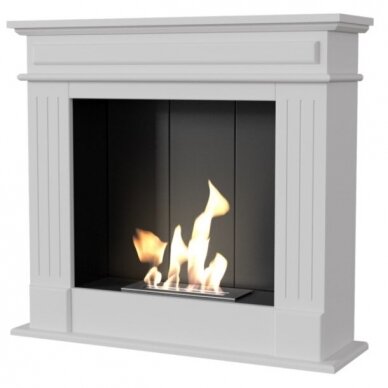 KRATKI NOVEMBER P WHITE free standing bioethanol fireplace