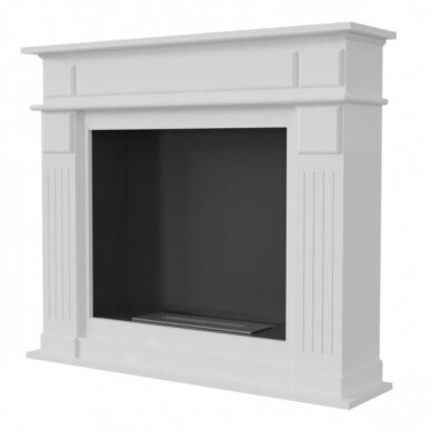 KRATKI NOVEMBER WHITE free standing bioethanol fireplace 1