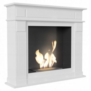 KRATKI NOVEMBER WHITE free standing bioethanol fireplace