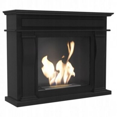 KRATKI OCTOBER BLACK free standing bioethanol fireplace