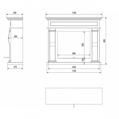 KRATKI OCTOBER BLACK free standing bioethanol fireplace 4