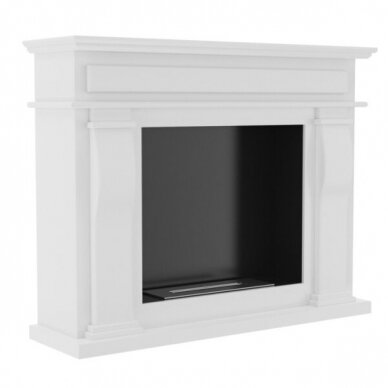 KRATKI OCTOBER WHITE free standing bioethanol fireplace 1