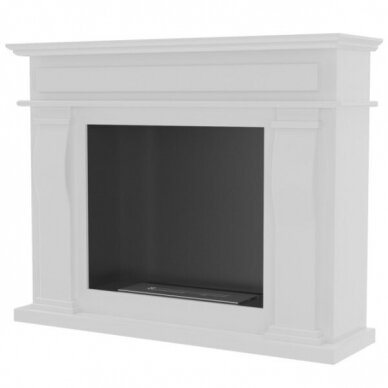 KRATKI OCTOBER WHITE free standing bioethanol fireplace 3