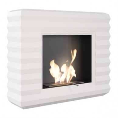 KRATKI PINUS WHITE free standing bioethanol fireplace 1