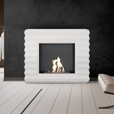 KRATKI PINUS WHITE free standing bioethanol fireplace