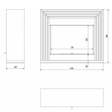 KRATKI PLANET WHITE free standing bioethanol fireplace 5