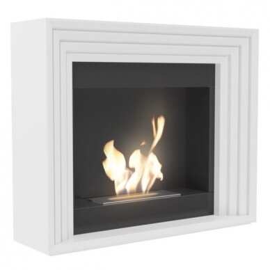 KRATKI PLANET WHITE free standing bioethanol fireplace 1