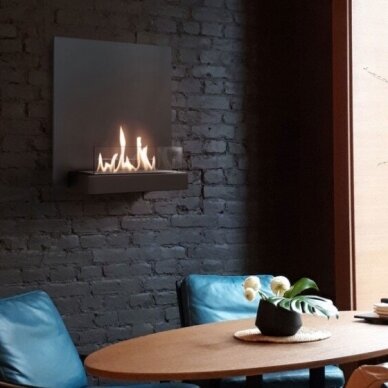 KRATKI PLANK BLACK bioethanol fireplace wall-mounted