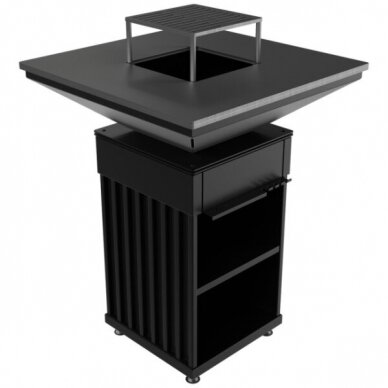 KRATKI QUADRUM VERTICAL GRILL fire pit with grill 2